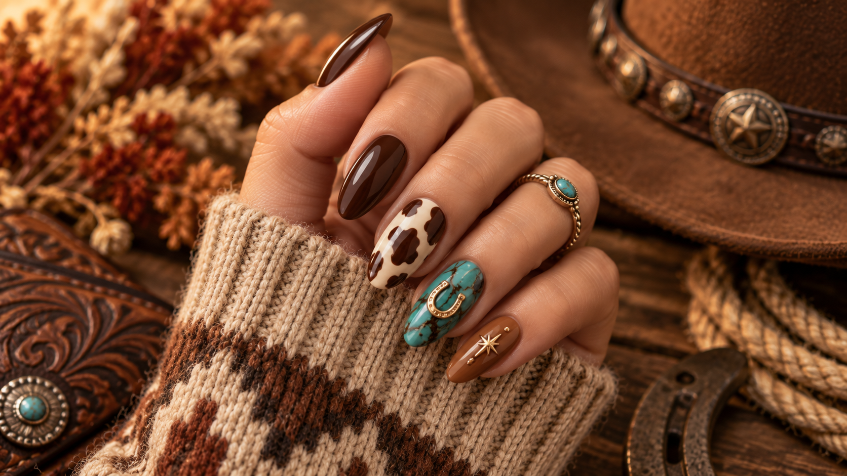 20 Cowgirl Western Nail Ideas for Fall That Are Anything but Basic